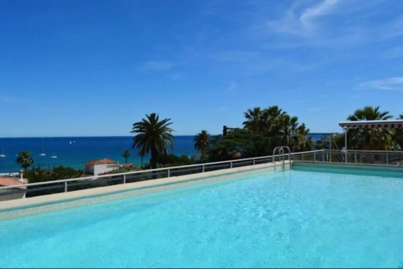 Apt Golfe Juan - 5Min Des Plages - Parking Privee - Piscine Rooftop Vallauris Exterior photo